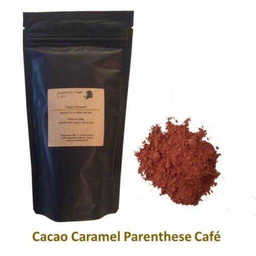 Cacao Caramel en poudre Parenthese Café - Vente à domicile