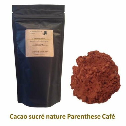 Cacao sucré nature Parenthese Café - Vente a domicile