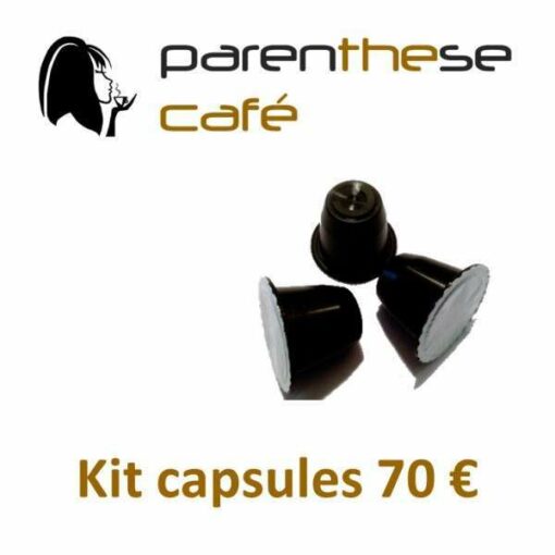 Kit capsules 70 € Parenthese Café