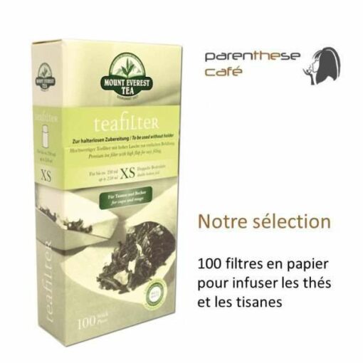 filtres en papier pour infusion - Parenthese Café