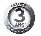 Garantie 3 ans - Machines à café DE'LONGHI