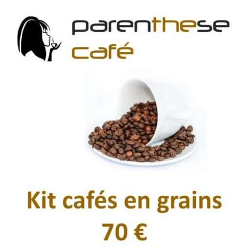 Kit cafés en grains Parenthese Café