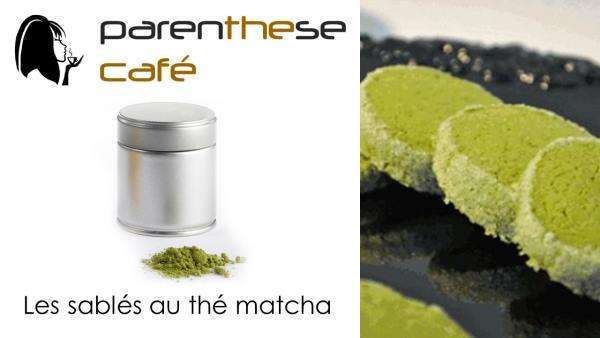 Sablés au thé matcha Parenthese Café 1 Sablés au thé matcha Parenthese Café