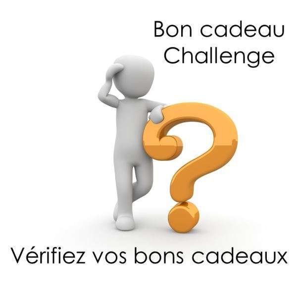 Vérifiez vos bons cadeaux
