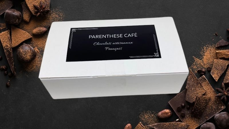 Les éphémères de Noël, le luxe et la magie d'un instant 4 Ballotin assortiment ganaches et chocolat - Idée cadeau de Noël