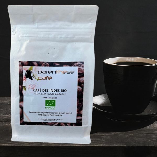 Café Bio Indes Malabar Parenthese Café - Pur arabica de spécialité