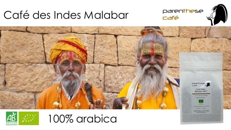 Un café des Indes Malabar Bio, un arabica exceptionnel ! 1 Café des Indes Malabar - Long - Parenthese Café