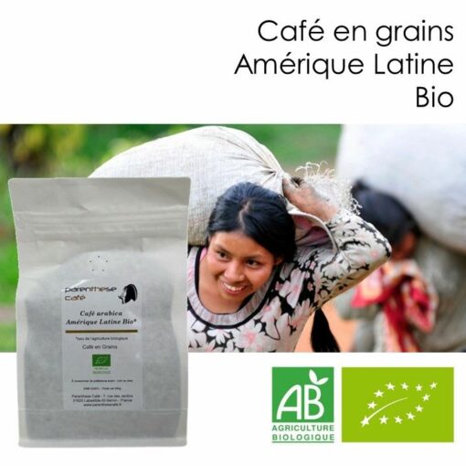 Café en grains Amérique Latine Bio - Parenthese Café