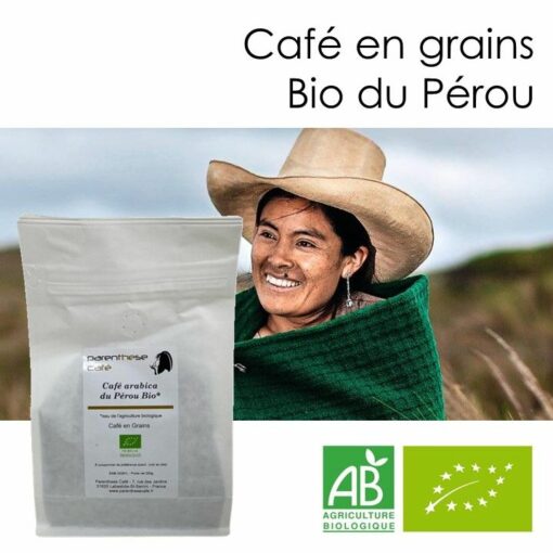 Café en grains Bio du Pérou - Parenthese Café