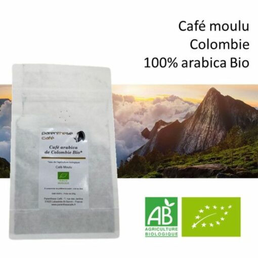 Café moulu Colombie Bio - Parenthese Café