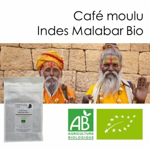 Café moulu des des Indes Malabar Bio - Parenthese Café