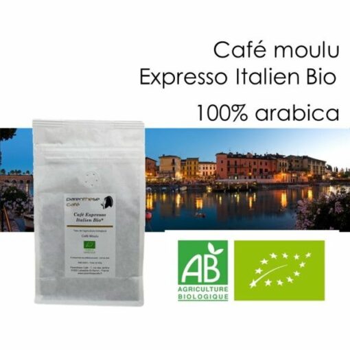 Café moulu expresso Italien Bio - Parenthese Café