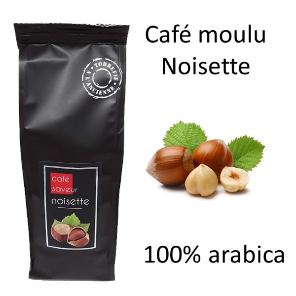 Café moulu au parfum de noisette (250g) - Carlier Vogliazzo