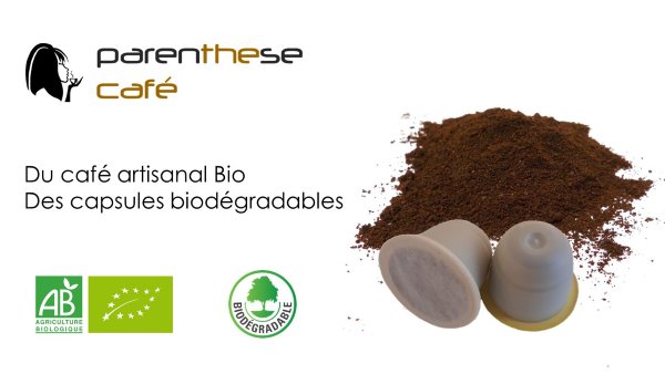 Ventes flash Parenthese Café 15 Ventes flash - Capsules Bio et Biodégradables Parenthese Café