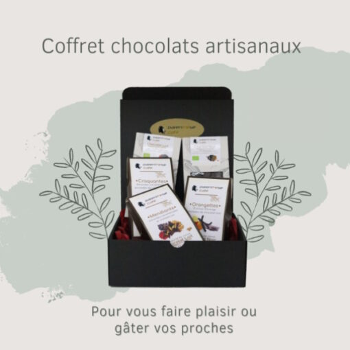 Coffret des chocolats artisanaux