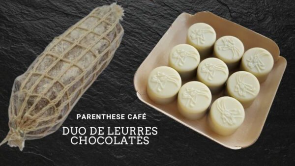 Duo de leurres chocolatés 2 Duo de leurres chocolatés - Parenthese Café
