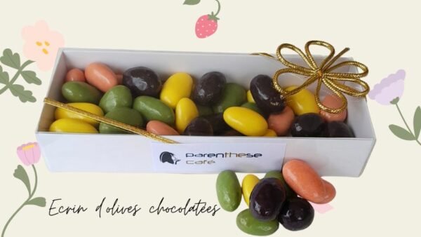 Ecrin d'olives chocolatées XXL