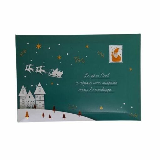 Enveloppe de Noel 6 chocolats Parenthese Cafe