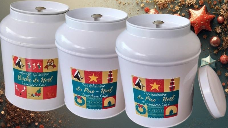 Les paniers et coffrets de Noël 5 Ephémères de Noël Parenthese Café