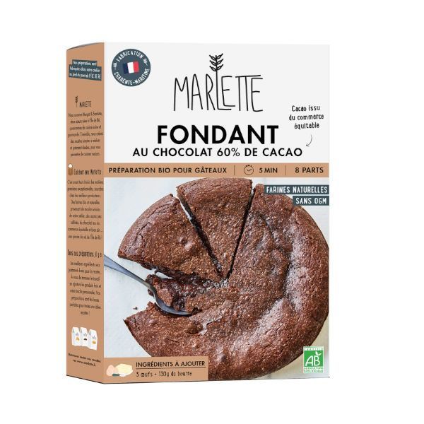 Fondant Bio au chocolat - Marlette - Parenthese Café
