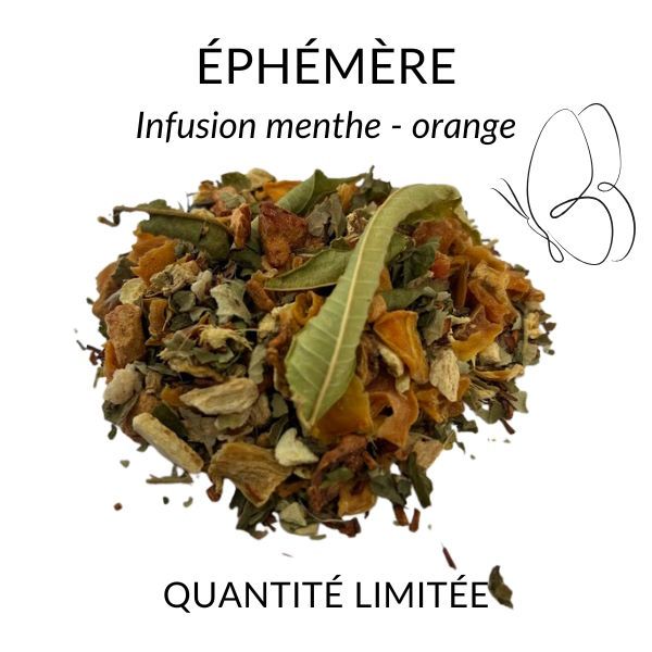 Infusion éphémère Menthe - orange