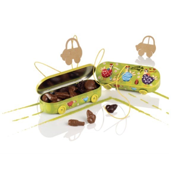 Voiturette Parenthese Café La voiturette - Plumier chocolats de Pâques - Parenthese Café