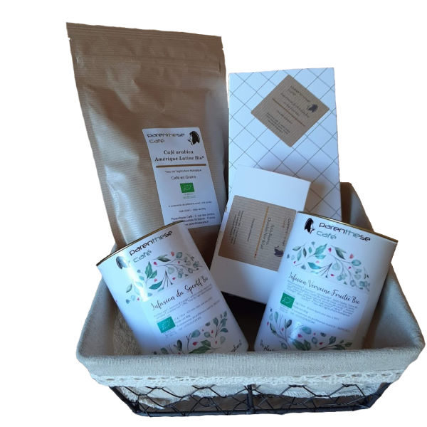 Le panier Capsules - Chocolats Parenthese Café