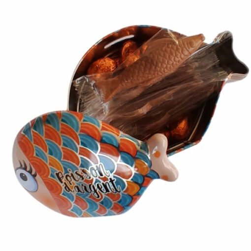 Le poisson argent Tirelire - Chocolat Pâques 2