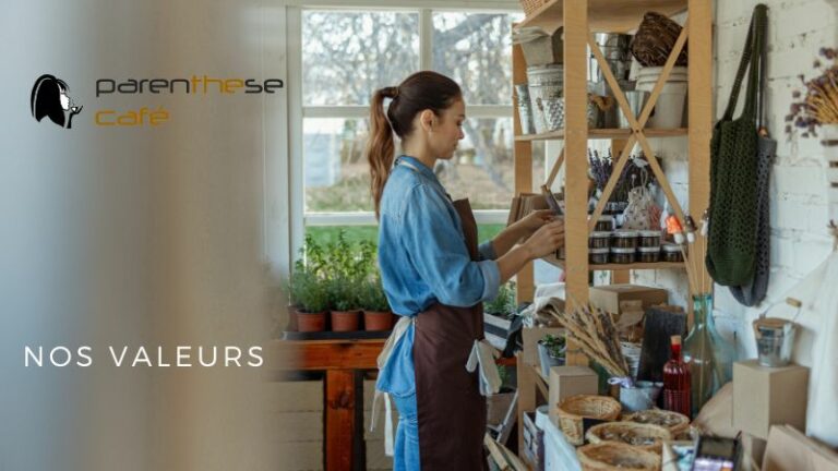 Les valeurs de Parenthese Café