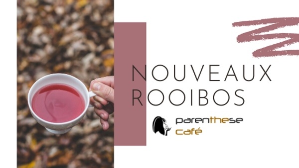 Offre Rooibos Bio Nouveaux rooibos Bio - Parenthese Café
