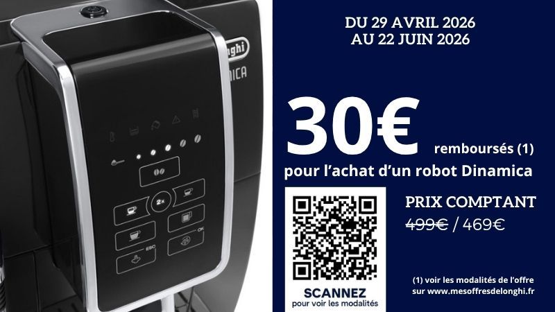 Offre Delonghi - Bon de réduction Dinamica 2026 04