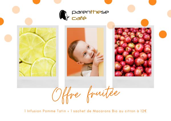 Offre fruitee Parenthese Cafe