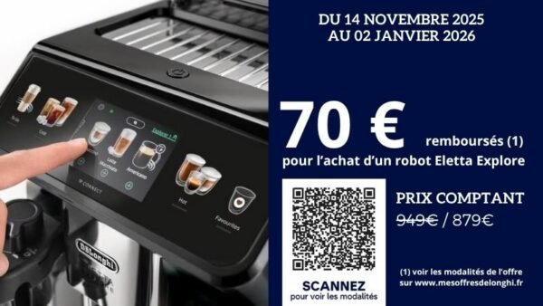 Offre spéciale DELONGHI - ELETTA EXPLORE 2025