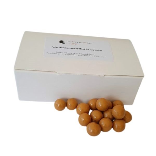 Choisir un VDI gourmand 3 Perles céréales chocolat blond & cappuccino Parenthese Café