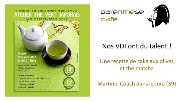 Cake aux olives et thé matcha, selon Martine 20 Cake aux olives