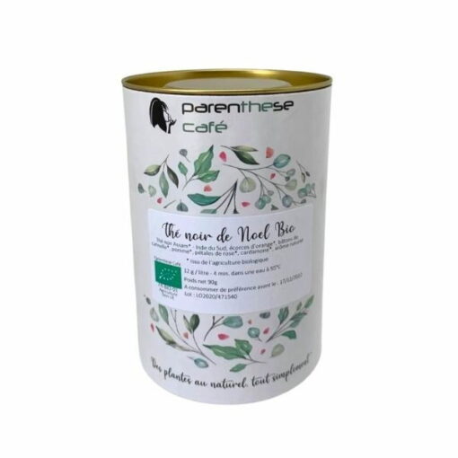 Thé noir de Noël Bio boîte - Parenthese Café