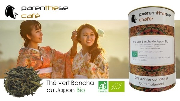 La délicatesse thé vert Bancha du Japon Bio 1 Thé vert Bancha du Japon Bio - L'art Japonais - Parenthese Café