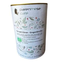 Thé vert Citron - Gingembre Bio - Boîte 70g