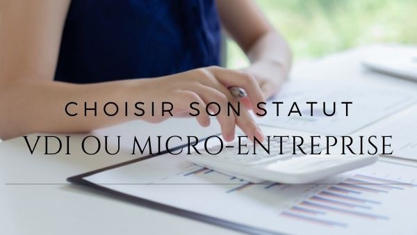 Micro-entrepreneur ou VDI, quel régime choisir ? 15 VDI ou micro-entrepreneur - Bien choisir son statut
