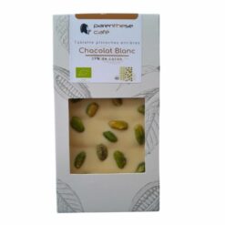 Chocolats 15 Tablette de chocolat blanc-Pistaches Bio
